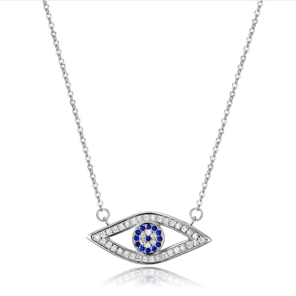 ❤️LAST ONE❤️ROSE GOLDTONE STAINLESS STEEL EVIL EYE - Picture 3 of 4